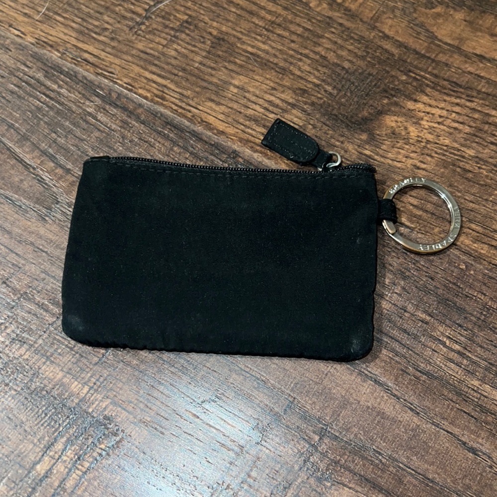 Black Vera Bradley Lanyard Card Holder - Picture 2 of 5